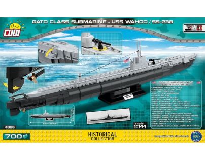 Cobi Malá armáda 4805 II WW Americká ponorka Gato USS Wahoo SS-238