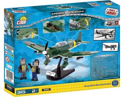 Cobi Malá armáda 5521 II WW Junkers Ju 87