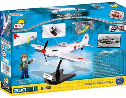 Cobi Malá armáda 5524 II WW Jakovlev JAK-1