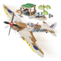 Cobi Malá armáda 5545 II WW Supermarine Spitfire Pouštní letiště Cobi Malá armáda 5545 II WW Supermarine Spitfire Pouštní letiště