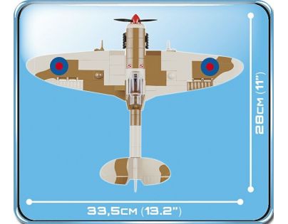 Cobi Malá armáda 5545 II WW Supermarine Spitfire Pouštní letiště
