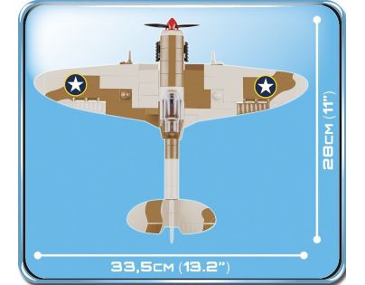 Cobi Malá armáda 5546 II WW Supermarine Spitfire Hangár