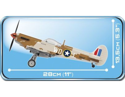 Cobi Malá armáda 5546 II WW Supermarine Spitfire Hangár