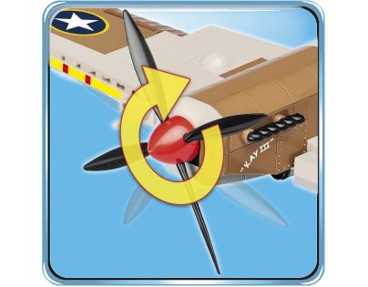 Cobi Malá armáda 5546 II WW Supermarine Spitfire Hangár