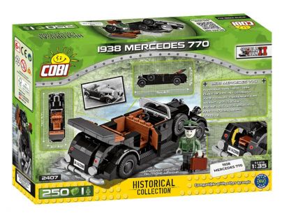 Cobi 2407 Malá armáda II. světová válka Německé vládní vozidlo 1938 Mercedes 770