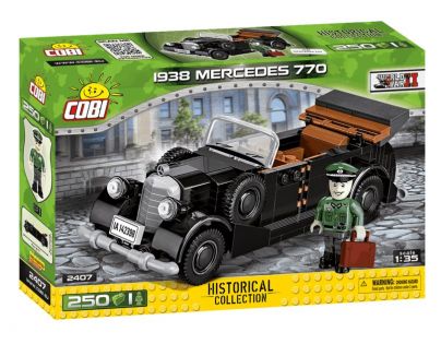 Cobi 2407 Malá armáda II. světová válka Německé vládní vozidlo 1938 Mercedes 770