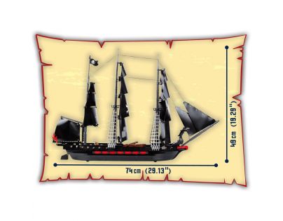 Cobi Piráti 6021 Pirátská fregata