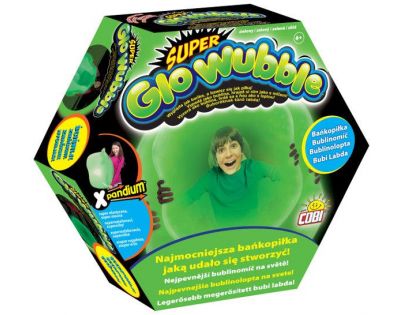 Cobi Super bublinomíč svítící ve tmě Zelený