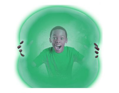 Cobi Super bublinomíč svítící ve tmě Zelený