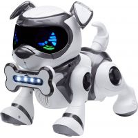 Cobi Teksta Robotické štěně ovládané hlasem - Bílo-černá 2