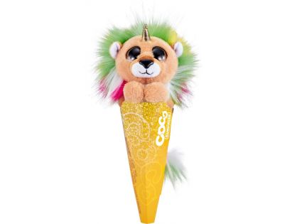 Zuru Coco Fantasy plyšové zvířátko s překvapením Lvíček 24 cm
