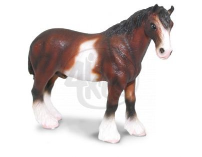 Mac Toys 88152 - Clydesdaleský kůň, světlý hnědák