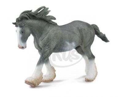 Collecta Clydesdalský Kůň šedý