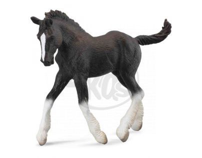 Mac Toys M1188583 - Shirský kůň - hříbě černé