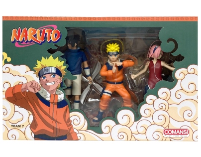 Comansi Naruto set 3 figurky - Poškozený obal