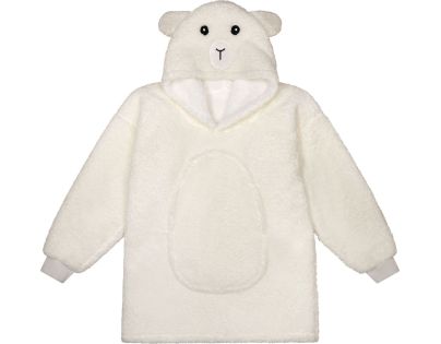 Cozy Noxxiez Ovečka Hřejivá televizní mikinová deka s kapucí pro děti 3 - 6 let