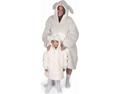Cozy Noxxiez Ovečka Hřejivá televizní mikinová deka s kapucí pro děti 3 - 6 let