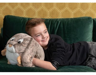 Cozy Noxxiez Králík Hřejivý plyšový polštář 3 v 1