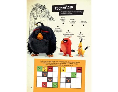 Cprees Angry Birds ve filmu  Aktivity se samolepkami od 6 let