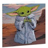 Craft Buddy Crystal Art Pohlednice Baby Yoda