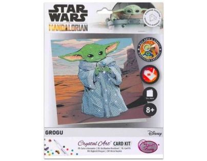 Craft Buddy Crystal Art Pohlednice Baby Yoda