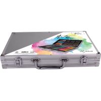 Craft Creative Umělecký kufřík kovový naplněný 2