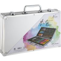 Craft Creative Umělecký kufřík kovový naplněný 4