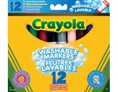 Crayola Fixy super vypratelné 12ks