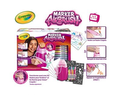 Crayola Marker Airbrush kreslící studio růžové