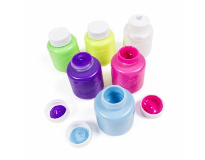 Crayola Neonové temperové barvy 6 ks