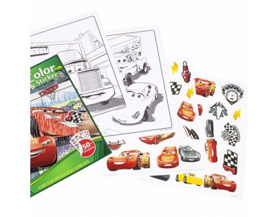 Crayola Omalovánky Auta 3 se samolepkami