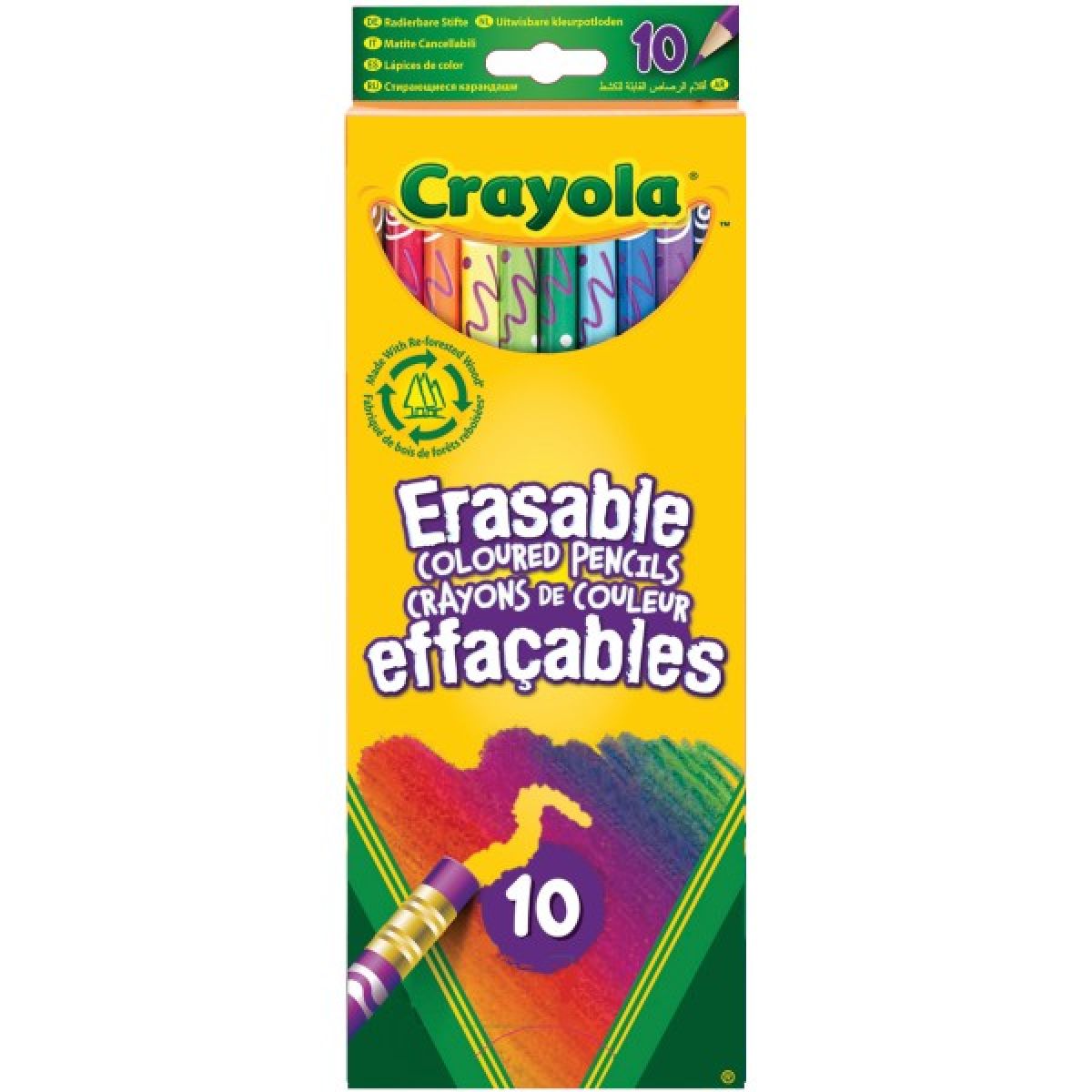 Crayola Pastelky gumovatelné 10ks