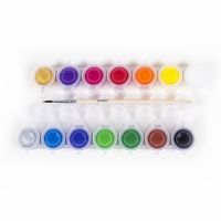 Crayola Vodové barvy s nádobkami na míchání 14 ks 2