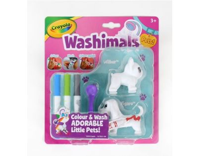Crayola Washimals 3 fixy pejskové