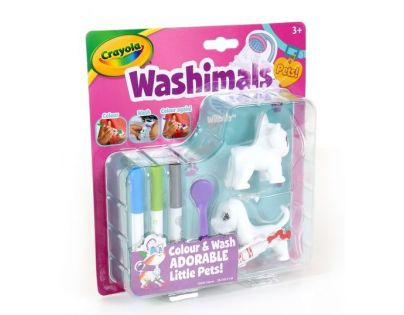 Crayola Washimals 3 fixy pejskové