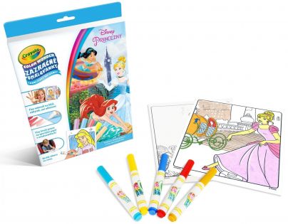 Crayola Zázračné omalovánky Disney Princezny