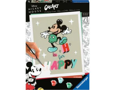 CreArt Disney Mickey Mouse H is for Happy