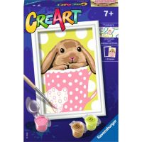 CreArt Roztomilý králík v hrnečku