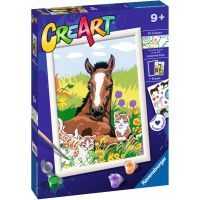CreArt Kůň a koťata 3