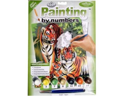 Creatoys Malování 22 x 30 cm Tygři