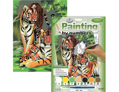 Creatoys Malování 22 x 30 cm Tygři