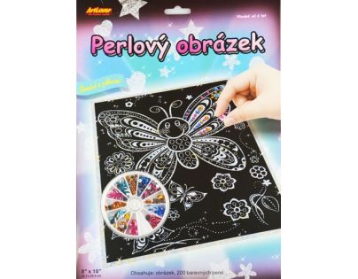 Creatoys Perlový obrázek Motýl