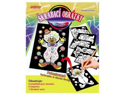 Creatoys Škrabací obrázky překvapení