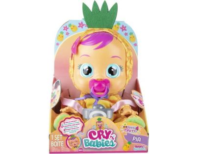 TM Toys Cry Babies Interaktivní panenka 30 cm Tutti Frutti Pia