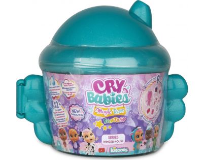 Cry Babies Magic Tears Fantasy magické slzy okřídlený domek série 2 zelený domeček