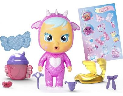 Cry Babies Magic Tears Fantasy Paci House MIX 1 tmavě růžový