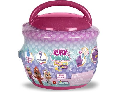 Cry Babies Magic Tears Fantasy Paci House MIX 1 tmavě růžový