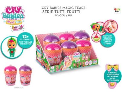 Cry Babies Magic Tears magické slzy série Tutti Frutti fialové
