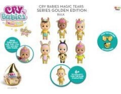 Cry Babies Magic Tears magické slzy zlatá edice