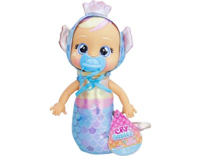 Cry Babies Tiny Cuddles Panenka Mořská panna Giselle modrý dudlík